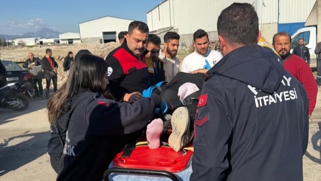 Antakya'da trafik kazası: 1 yaralı