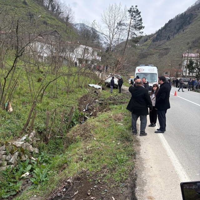 Giresun'da trafik kazası: 1 ölü