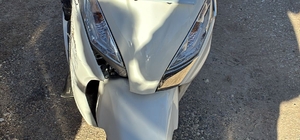 Devrilen motosikletin sürücüsü yaralandı