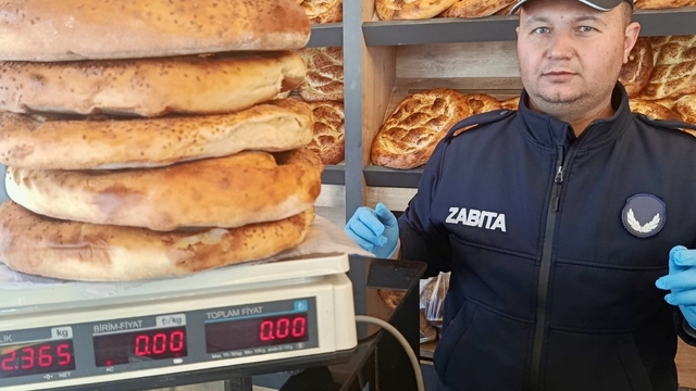 Çine'de ekmek ve pide üretimi yapan işletmeler denetlendi