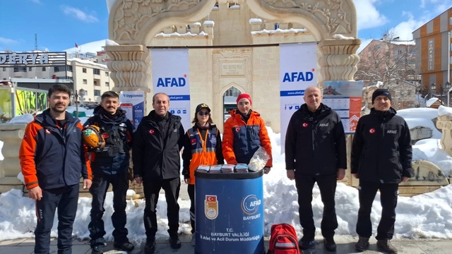 Bayburt'ta 'Deprem Haftası' etkinlikleri başladı