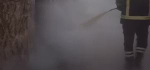 Mardin'de evdeki tüp yangını paniğe neden oldu