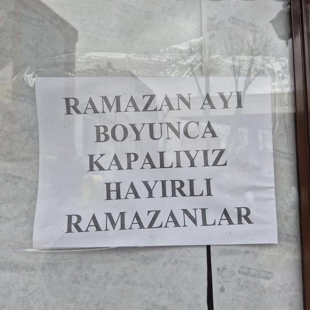 Eskişehir esnafından "Ramazan" arası