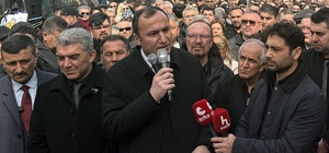 Başkentte, bir öğretmenin İstanbul'da öldürülmesi protesto edildi
