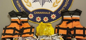 Çanakkale'de 11 düzensiz göçmen yakalandı