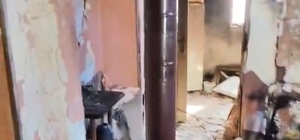 Bolu'da soba kaynaklı yangın evi harabeye çevirdi