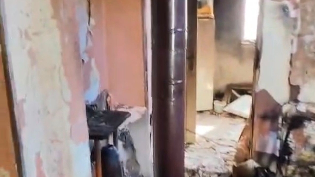 Bolu'da soba kaynaklı yangın evi harabeye çevirdi