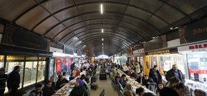 Uzun Çarşı’da iftar sofrası kuruldu