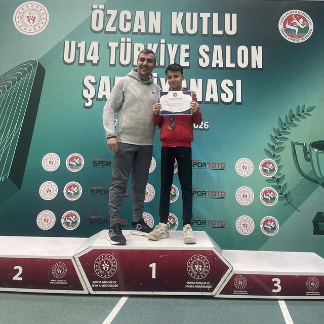 Kayserili sporcu Türkiye üçüncüsü oldu