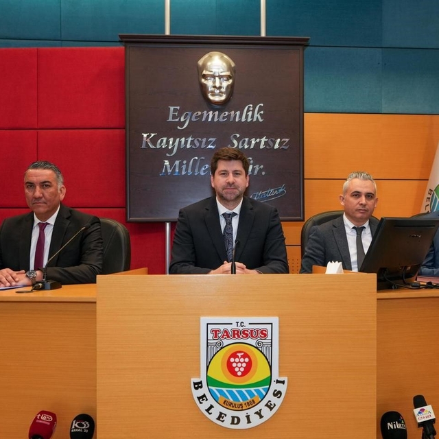 Tarsus Belediyesi Meclisinde yatırım, dayanışma ve yeni projeler öne çıktı