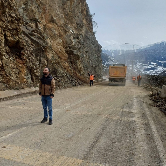 Gümüşhane- Giresun kara yolu ulaşıma açıldı (2)
