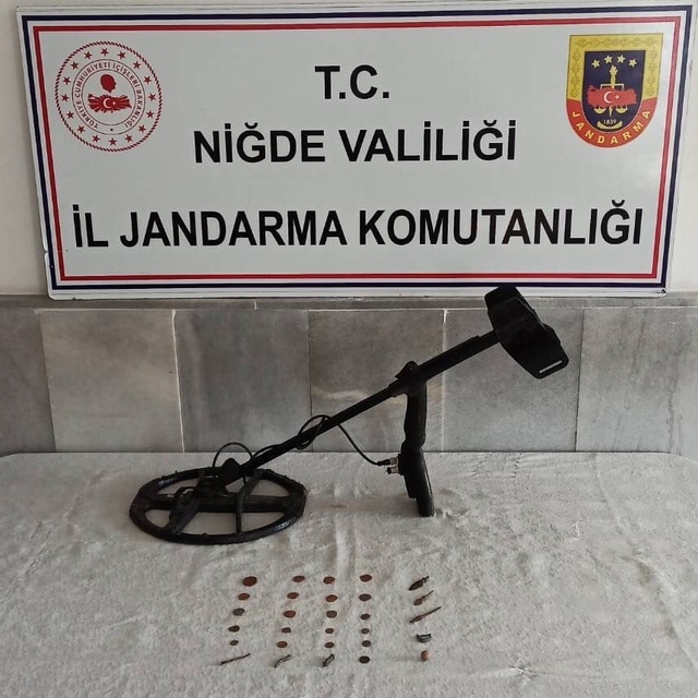 Niğde'de tarihi eser kaçakçılığı operasyonu: 1 şüpheli yakalandı