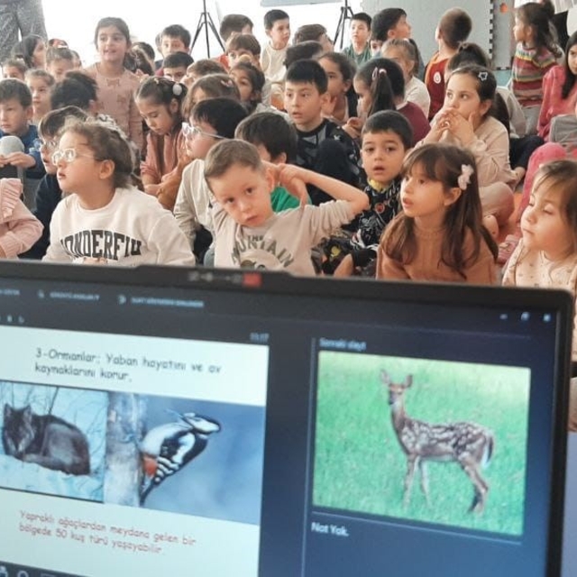 Dünya Yaban Hayatı Gününde öğrencilere eğitim verildi