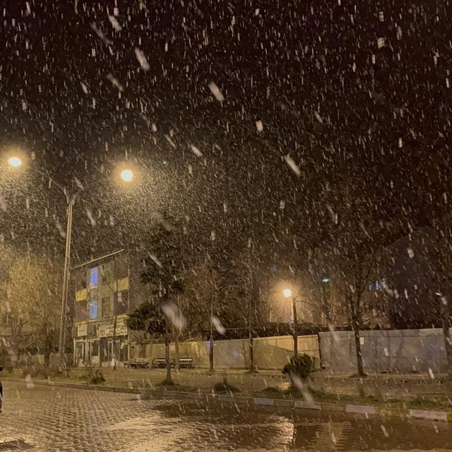 Kastamonu'da kar yağışı etkili oldu