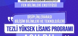 NÖHÜ'de disiplinler arası tezli yüksek lisans programı başladı