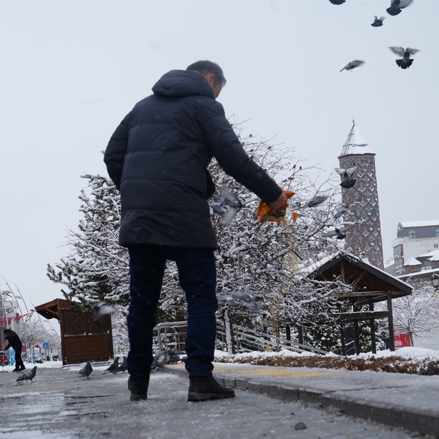 Doğu'da kar yağışı devam ediyor