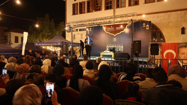 Antakya'da Ramazan etkinlik alanı yoğun ilgi görüyor