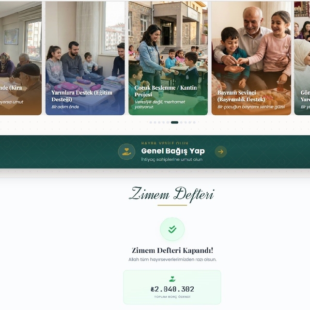 Zimem defterinde ki 2 milyon 40 bin TL'lik borç kapandı