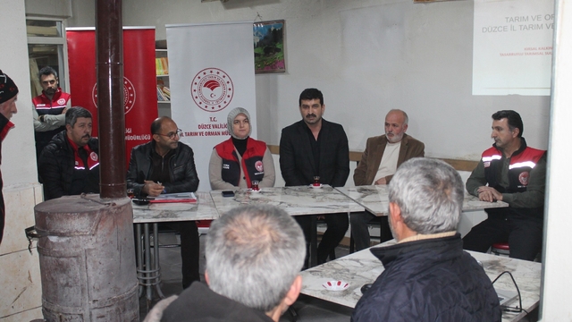 Üreticilere sulama ve kırsal kalkınma destekleri anlatıldı