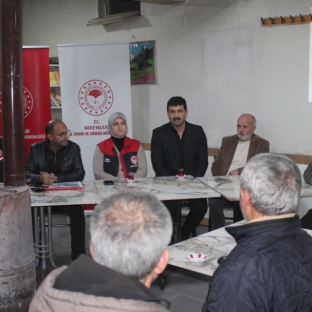 Üreticilere sulama ve kırsal kalkınma destekleri anlatıldı