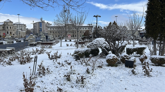 Sivas'ta kar yağışı