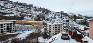 Tunceli'de mart sabahında kar sürprizi