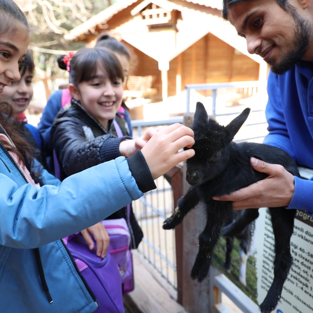 Çocuklar hayvanları ve yaban hayatını tanıma fırsatı buldu