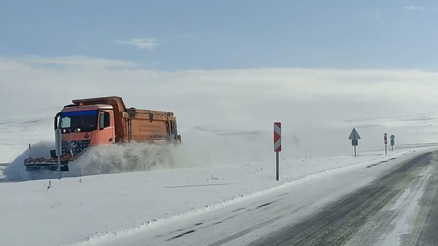 Ardahan'da kar ve tipi ulaşımı aksatıyor