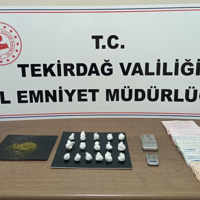 Tekirdağ'da narkotik uygulamalarında 172 kişiye adli işlem