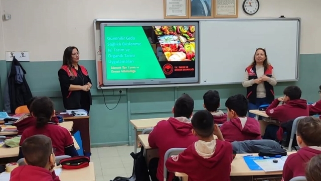 Öğrencilere gıda güvenliği ve iyi tarım eğitimi verildi