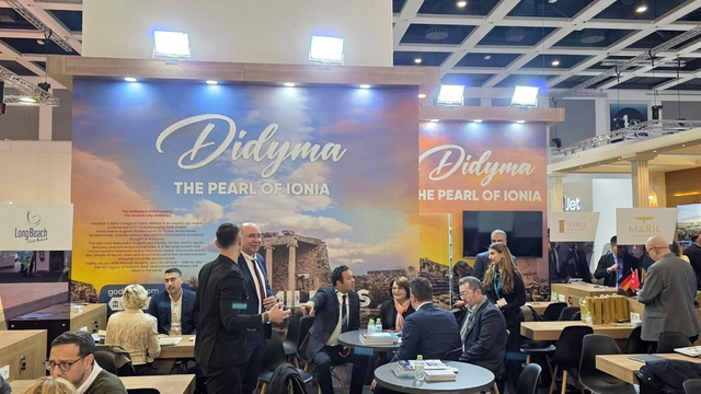 Almanya'daki fuarda Didim Belediyesi standına yoğun ilgi