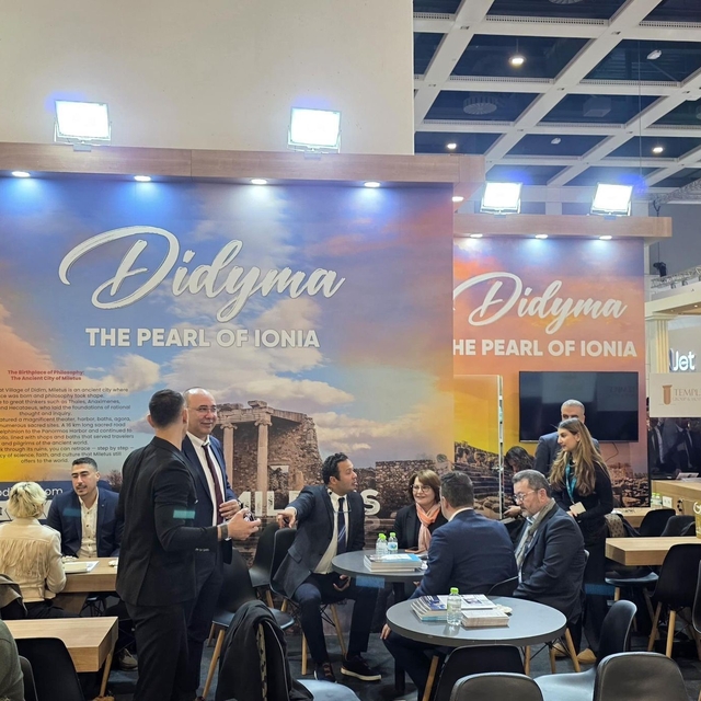 Almanya'daki fuarda Didim Belediyesi standına yoğun ilgi