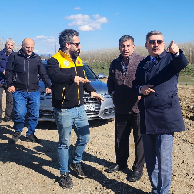 Düzce'de köy yollarında onarım ve bakım incelemesi yapıldı