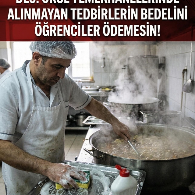 Çelebi; "Okul yemekhanelerinde alınmayan tedbirlerin bedelini öğrenciler öd...