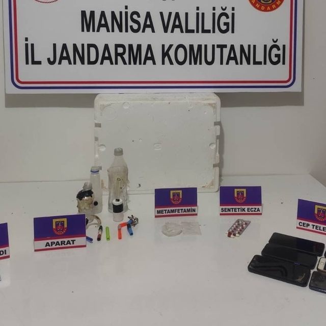 Sarıgöl'de uyuşturucu operasyonu