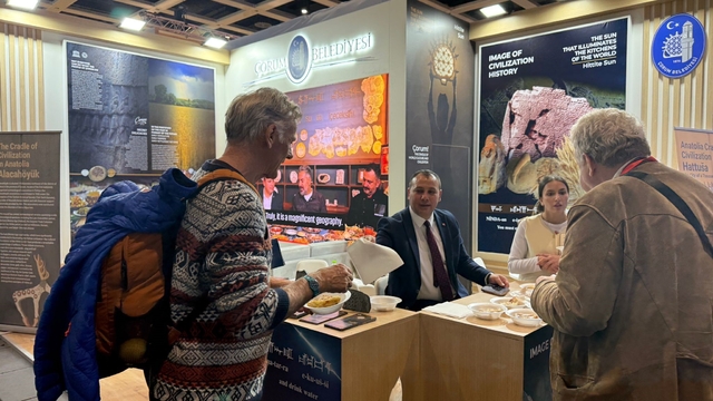 Çorum Belediyesi standına Berlin'de yoğun ilgi