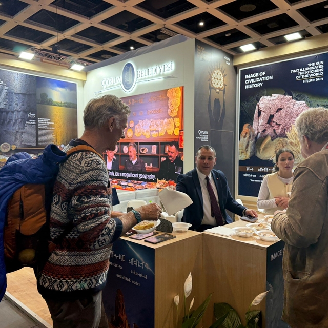 Çorum Belediyesi standına Berlin'de yoğun ilgi