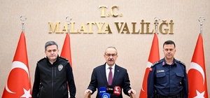 Malatya Valisi Seddar Yavuz: "Suç oranlarında düşüş var"