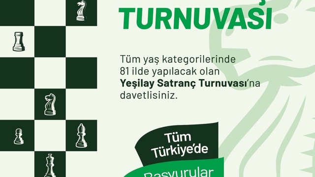 Niğde'de Yeşilay Haftası Satranç Turnuvası için başvurular başladı