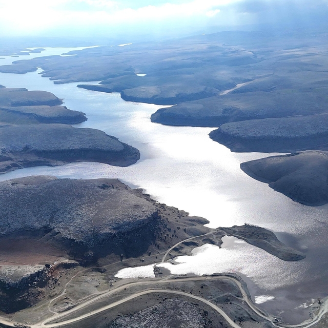 Aksaray'da Mamasın Barajı'nda su seviyesi arttı