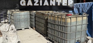 Gaziantep'te 7 bin litre gümrük kaçağı akaryakıt ele geçirildi
