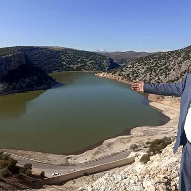 Araban Ardıl Barajı gölünde su seviyesi yükseliyor