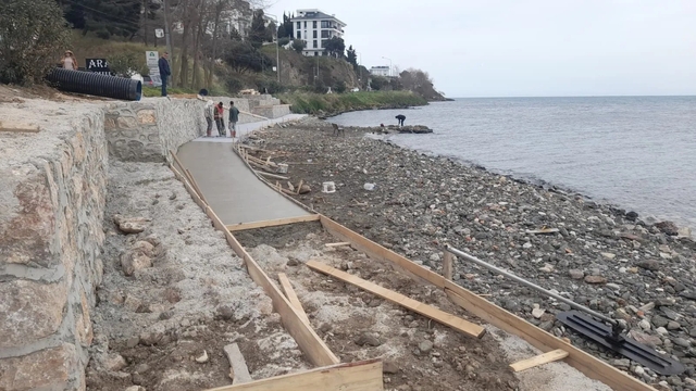 Sinop'ta Kadınlar Plajı çalışması