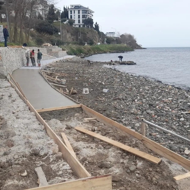 Sinop'ta Kadınlar Plajı çalışması