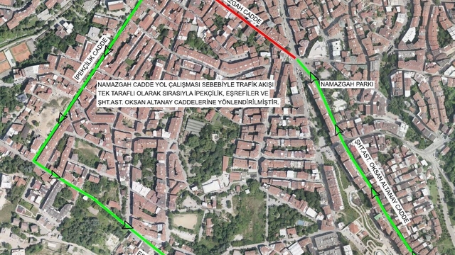 Bursa'da trafik düzenlemesi