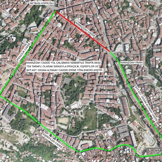 Bursa'da trafik düzenlemesi