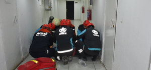 Şırnak'ta Deprem Haftası kapsamında farkındalık eğitimi ve tatbikatı yapıld...