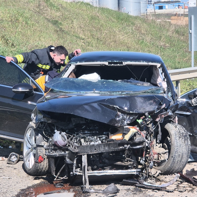 Tekirdağ'da 4 araçlı zincirleme kaza: 5 yaralı