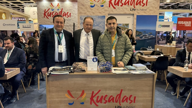 Kuşadası Belediyesi ITB Berlin Fuarı'nda yerini aldı
Başkan Günel: "Savaştaki Orta Doğu'nun alternatifi olabiliriz"
