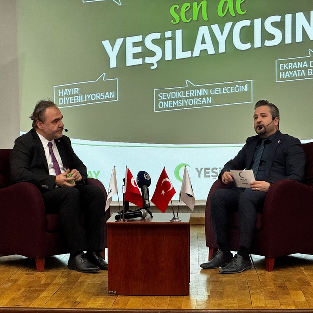 Çankırı'da Yeşilay Haftası kapsamında "Bağımsızlık Söyleşisi" gerçekleştiri...